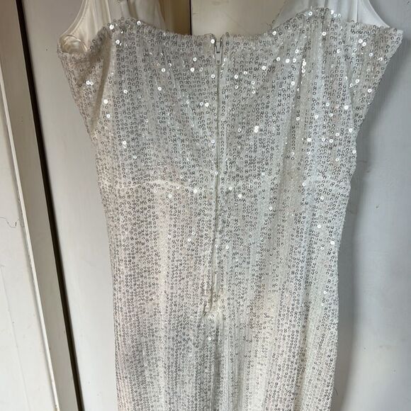 Take my hand sequin slit maxi dress L - Picture 5 of 6